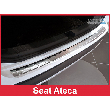 Nerez kryt- ochrana prahu zadného nárazníka Seat Ateca 2015-16 Nerez kryt- ochrana prahu zadného nárazníka Seat Ateca 2015-16