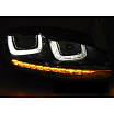 VW Golf 7 11.12-17 predné číre svetlá U-Type black DRL SEQ (LPVWP6)