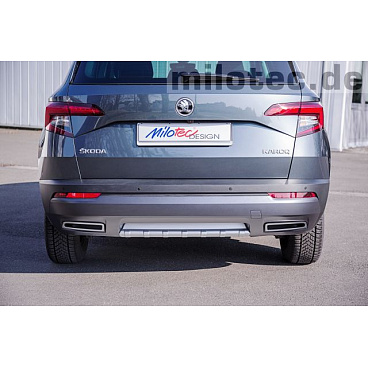 Koncovky výfuka Dummy Škoda Kodiaq 2 ks 20x5 cm Koncovky výfuka Dummy Škoda Kodiaq 2 ks 20x5 cm