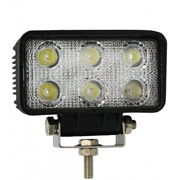 6 LED pracovné svetlo biele 6000K