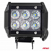 6 LED pracovné svetlo biele 6 LED 95x77 mm 18W FLAT 9-36V 6000K