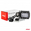 6 LED pracovné svetlo biele 6 LED 95x77 mm 18W FLAT 9-36V 6000K