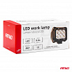 6 LED pracovné svetlo biele 6 LED 95x77 mm 18W FLAT 9-36V 6000K