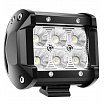 6 LED pracovné svetlo biele 6 LED 95x77 mm 18W FLAT 9-36V 6000K