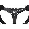 Športový volant WRC SLIDE II čierny (semiš poťah) 350 mm
