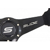 Športový volant WRC SLIDE II čierny (semiš poťah) 350 mm