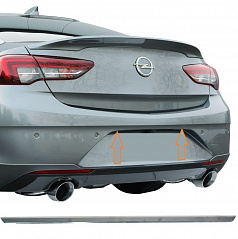 Nerez lišta nad zadnou ŠPZ Opel Insignia B 2017+ sedan