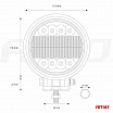 Pracovná lampa reflektor LED AWL14 12V 24V AMIO-02428
