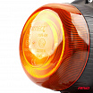 Výstražná blikajúca lampa mini maják 18 LED skrutky nízka R65 R10 12V 24V W213bl