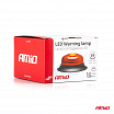 Výstražná blikajúca lampa mini maják 18 LED skrutky nízka R65 R10 12V 24V W213bl