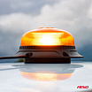 Výstražná blikajúca lampa mini maják 18 LED skrutky nízka R65 R10 12V 24V W213bl