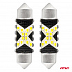 LED žiarovky CANBUS Festoon C5W 12SMD 2016 36mm Biela 12V 24V