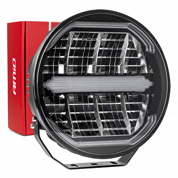 Diaľkový LED reflektor s funkciou obrysových svetiel 112W 12V 24V AMIO-04534 Diaľkový LED reflektor s funkciou obrysových svetiel 112W 12V 24V AMIO-04534