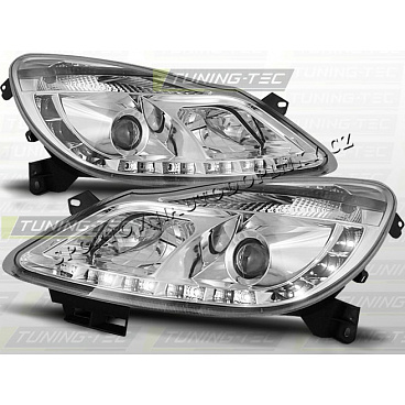OPEL CORSA D 2006- PREDNÉ ČÍRA SVETLÁ DAYLIGHT LED CHROME (LPOP49) OPEL CORSA D 2006- PREDNÉ ČÍRA SVETLÁ DAYLIGHT LED CHROME (LPOP49)