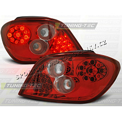 PEUGEOT 307 2001-05 ZADNÍ LED LAMPY RED WHITE (LDPE02)