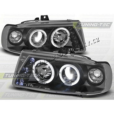 SEAT IBIZA 1993-99 PŘEDNÍ ČÍRÁ SVĚTLA ANGEL EYES BLACK SEAT IBIZA 1993-99 PŘEDNÍ ČÍRÁ SVĚTLA ANGEL EYES BLACK