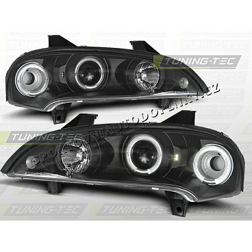 OPEL TIGRA 1994-00 PŘEDNÍ ČÍRÁ SVĚTLA ANGEL EYES BLACK OPEL TIGRA 1994-00 PŘEDNÍ ČÍRÁ SVĚTLA ANGEL EYES BLACK