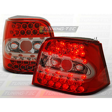 VW Golf IV 1997-03 zadné LED lampy Red White (LDVW37) VW Golf IV 1997-03 zadné LED lampy Red White (LDVW37)