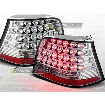 VW Golf IV 1997-03 zadné LED lampy Chrome (LDVW05) VW Golf IV 1997-03 zadné LED lampy Chrome (LDVW05)