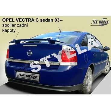 OPEL VECTRA C sedan 03+ spoiler zad. kapoty OV11L (homologace) OPEL VECTRA C sedan 03+ spoiler zad. kapoty OV11L (homologace)