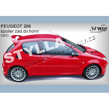 PEUGEOT 206 98+ spoiler zad. dveří horní (EU homologace) PEUGEOT 206 98+ spoiler zad. dveří horní (EU homologace)