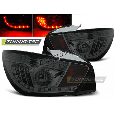 SEAT IBIZA 6J 3D 06.2008- ZADNÍ LED LAMPY SMOKE SEAT IBIZA 6J 3D 06.2008- ZADNÍ LED LAMPY SMOKE