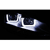 VW Golf 7 11.2012- predné číre svetlá U-Type black (LPVWK6)