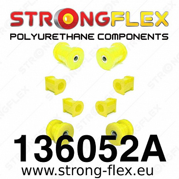 Opel Corsa B StrongFlex Sport sestava silentbloků jen pro přední nápravu 8 ks Opel Corsa B StrongFlex Sport sestava silentbloků jen pro přední nápravu 8 ks