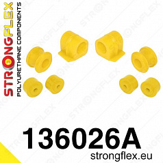 Opel Vectra A 1988-95 StrongFlex Sport sestava silentbloků jen pro přední nápravu 6 ks