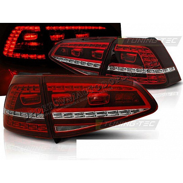 VW Golf 7 2013 zadné lampy red white LED GTI Look (LDVWE8) VW Golf 7 2013 zadné lampy red white LED GTI Look (LDVWE8)