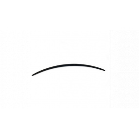 Zadné krídlo Mercedes-Benz E C238 Lip Matná Čierna