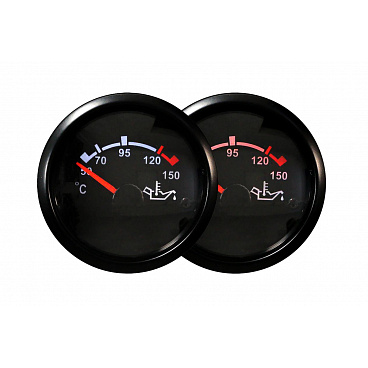 Hodiny Auto Gauge T90 52mm - Teplota oleja Hodiny Auto Gauge T90 52mm - Teplota oleja