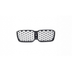 Gril BMW X3 G01 F97 X4 G02 F98 Facelift Lesklá Čierna