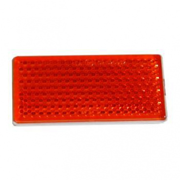 Odrazka hranatá oranžová Odrazka hranatá oranžová