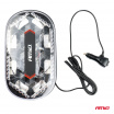 Výstražný LED maják 33cm magnet homologácia R65 R10 12-24V AMIO-03336