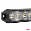 Výstražná plochá záblesková lampa 4x3W LED R65 R10 12V 24V AMIO-03929