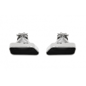 Koncovka tlmiča 185x85mm vstup 67mm BMW F10 Leštená Sada