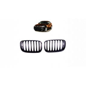 Gril BMW X6 E71 E72 X5 E70 jednotlivé rebro Matná čierna