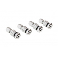 Strieborné hliníkové ventily