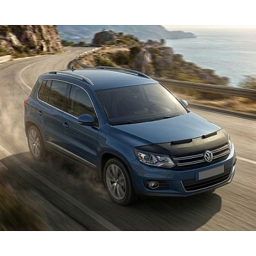 Čierny ochranný návlek na prednú časť kapoty pre VW Tiguan 2007–16 Čierny ochranný návlek na prednú časť kapoty pre VW Tiguan 2007–16