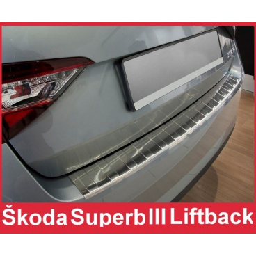 Nerezový kryt zadného nárazníka matný Renaul Clio