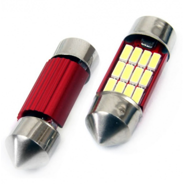 Žiarovky sulfit VERTEX CANBUS 12 SMD 4014 Festoon 31mm White 12V/24V Žiarovky sulfit VERTEX CANBUS 12 SMD 4014 Festoon 31mm White 12V/24V