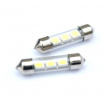 Škoda Octavia II 04-11 - mega power SMD LED žiarovky do bezpečnostných obrysových svetiel vo dverách