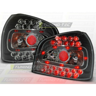 AUDI A3 (8L) 1996-03 zadné LED lampy BLACK (LDAU17) AUDI A3 (8L) 1996-03 zadné LED lampy BLACK (LDAU17)