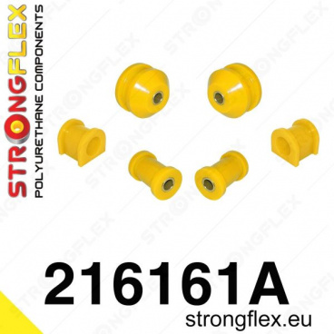 Toyota Celica VII 1999-06 StrongFlex Sport sestava silentbloků jen pro přední nápravu 6 ks Toyota Celica VII 1999-06 StrongFlex Sport sestava silentbloků jen pro přední nápravu 6 ks