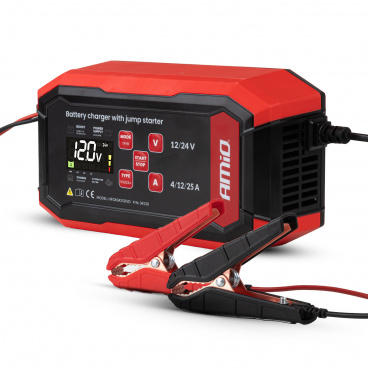 Digitálny usmerňovač s podporou štartu AGM GEL STD LFP MAX 25A 12V 24V PRO Digitálny usmerňovač s podporou štartu AGM GEL STD LFP MAX 25A 12V 24V PRO