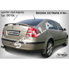 Škoda Octavia II HTB (04+) spoiler zadnej kapoty (EÚ homologácia)