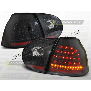 VW Golf V 2003-09 zadné LED lampy Black (LDVW68)