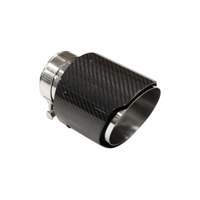 Koncovka tlmiča 101mm vstup 76mm Carbon Gloss