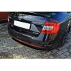 Stredový difúzor zadného nárazníka DTM - glossy black Škoda Octavia III RS